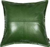 Genuine Leather Square Pillow Cover 23 SkinOutfit